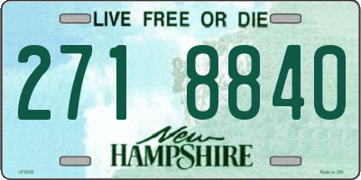 NH license plate 2718840
