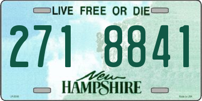 NH license plate 2718841