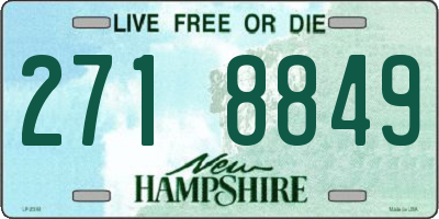 NH license plate 2718849
