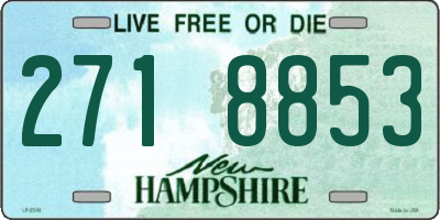 NH license plate 2718853