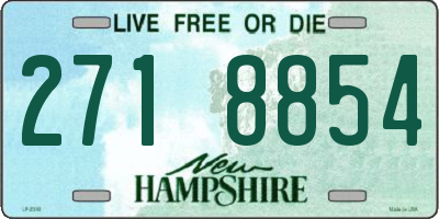 NH license plate 2718854