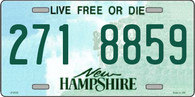 NH license plate 2718859