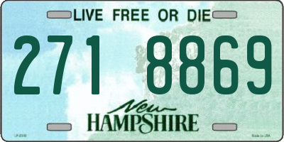 NH license plate 2718869