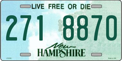 NH license plate 2718870