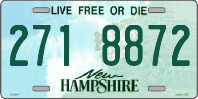 NH license plate 2718872