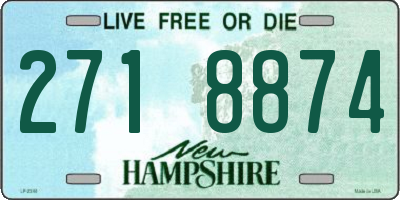 NH license plate 2718874