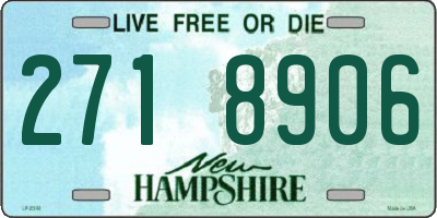 NH license plate 2718906