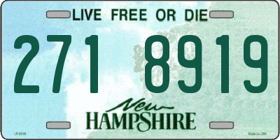 NH license plate 2718919