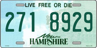 NH license plate 2718929