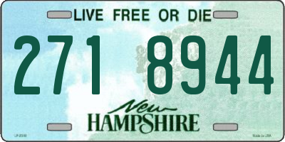 NH license plate 2718944