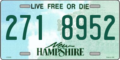 NH license plate 2718952