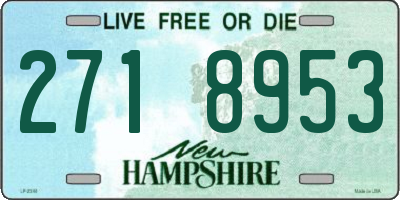 NH license plate 2718953