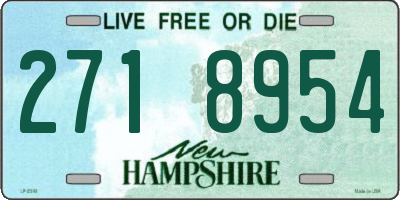 NH license plate 2718954