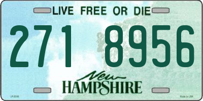 NH license plate 2718956