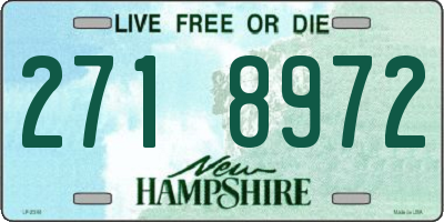 NH license plate 2718972