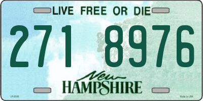 NH license plate 2718976