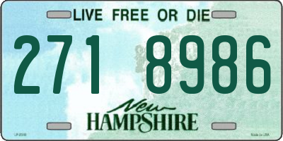 NH license plate 2718986