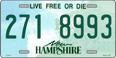 NH license plate 2718993