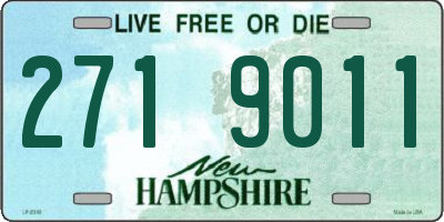 NH license plate 2719011