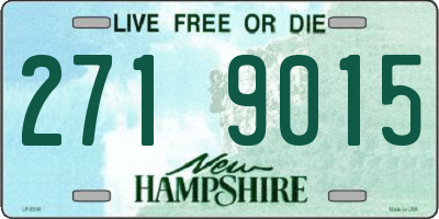 NH license plate 2719015