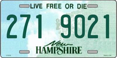 NH license plate 2719021
