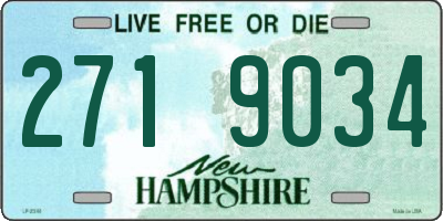 NH license plate 2719034