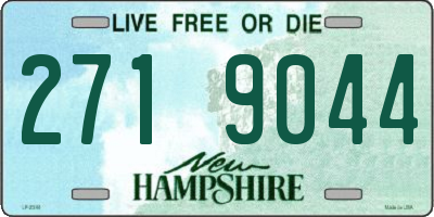 NH license plate 2719044