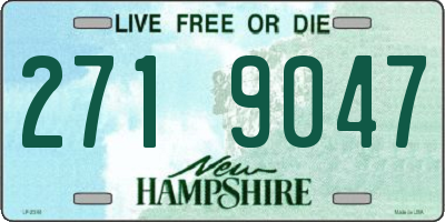 NH license plate 2719047