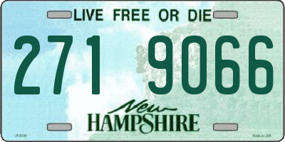 NH license plate 2719066