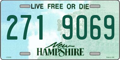 NH license plate 2719069