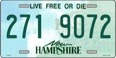 NH license plate 2719072