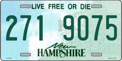 NH license plate 2719075
