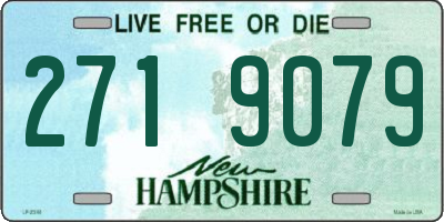 NH license plate 2719079