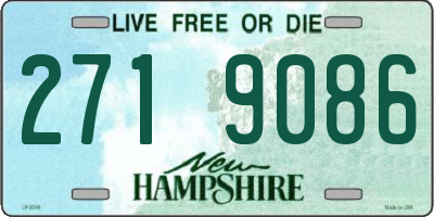 NH license plate 2719086
