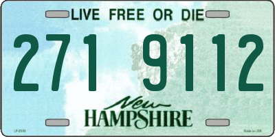 NH license plate 2719112
