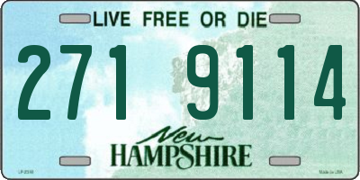 NH license plate 2719114