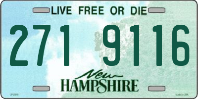 NH license plate 2719116