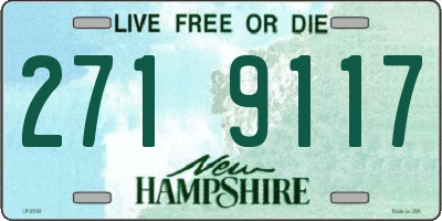 NH license plate 2719117