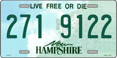 NH license plate 2719122