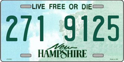 NH license plate 2719125