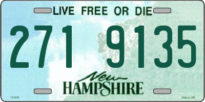 NH license plate 2719135