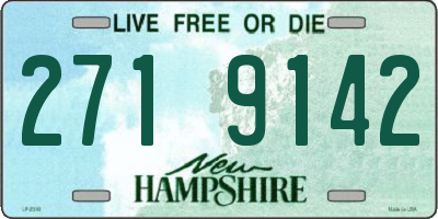 NH license plate 2719142