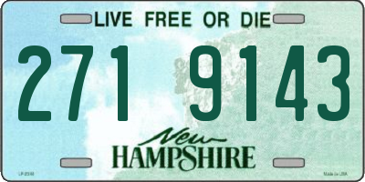 NH license plate 2719143
