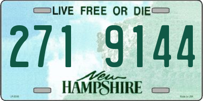 NH license plate 2719144