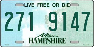 NH license plate 2719147