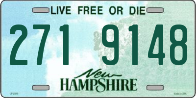 NH license plate 2719148