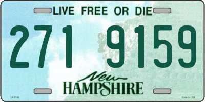 NH license plate 2719159