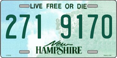 NH license plate 2719170
