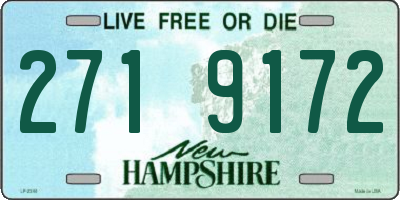 NH license plate 2719172