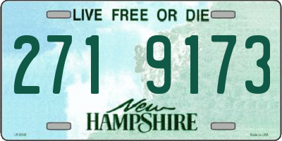 NH license plate 2719173